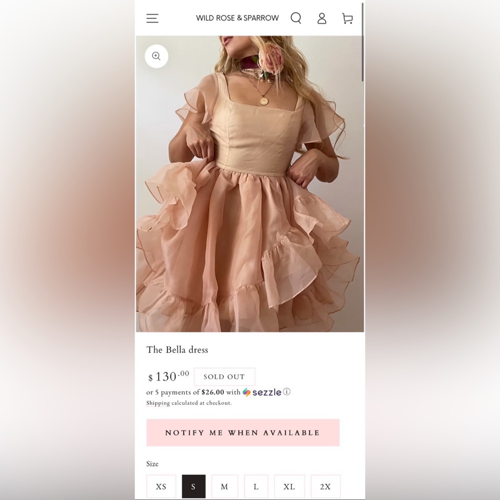 Elegant Pink Ruffle Prom Dress - Square Neck - Picture 9 of 11